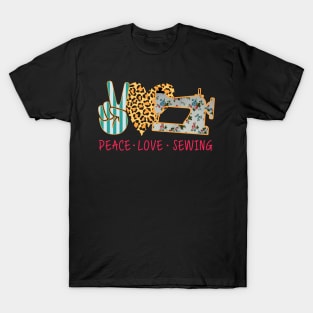 Peace Love Sewing T-Shirt